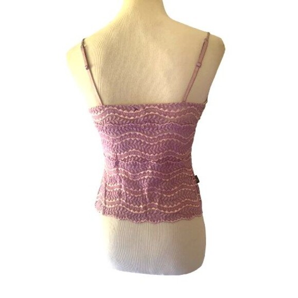 NWOT Felina Purple Stretch Lace Camisole Womens Size M - Picture 3 of 4